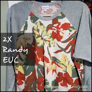 #3948 Lularoe Randy 2X (14-18) Floral Body
